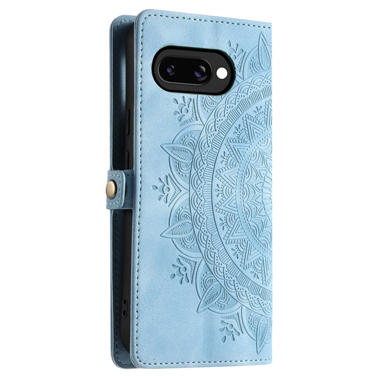 For Google Pixel 9a Skin Feel Totem Embossed Leather Phone Case