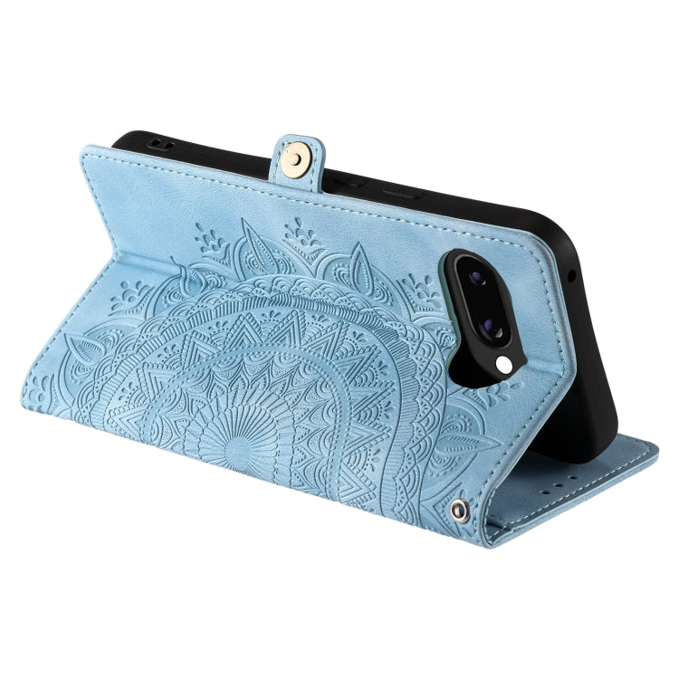 For Google Pixel 9a Skin Feel Totem Embossed Leather Phone Case