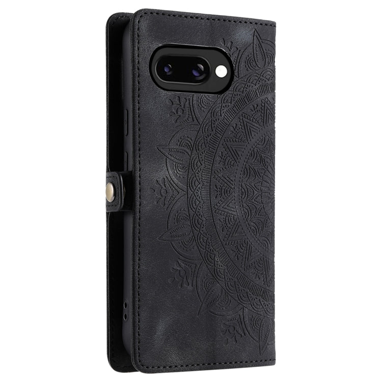 For Google Pixel 9a Skin Feel Totem Embossed Leather Phone Case