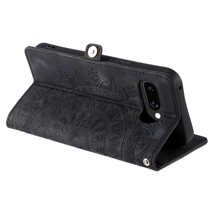For Google Pixel 9a Skin Feel Totem Embossed Leather Phone Case