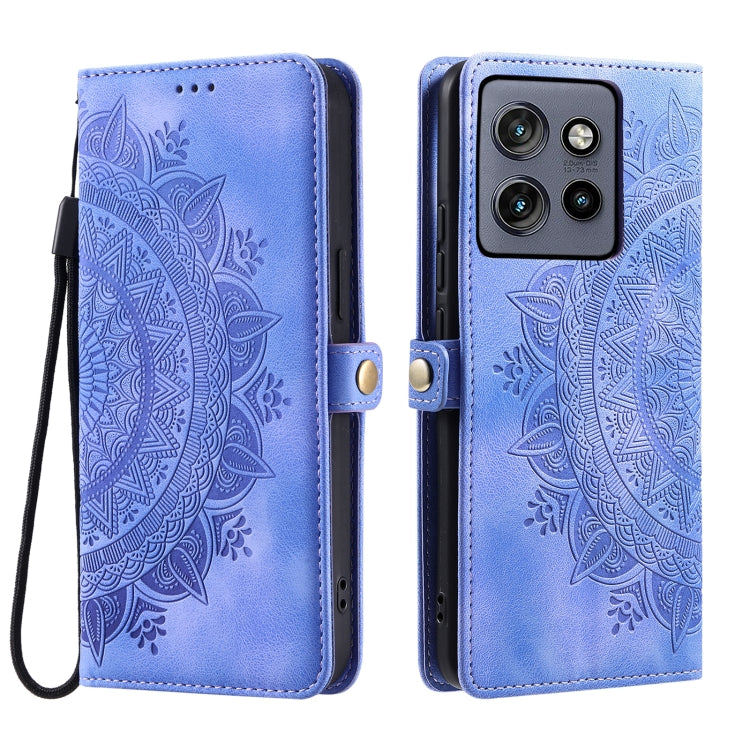For Motorola Edge 50 Neo Skin Feel Totem Embossed Leather Phone Case