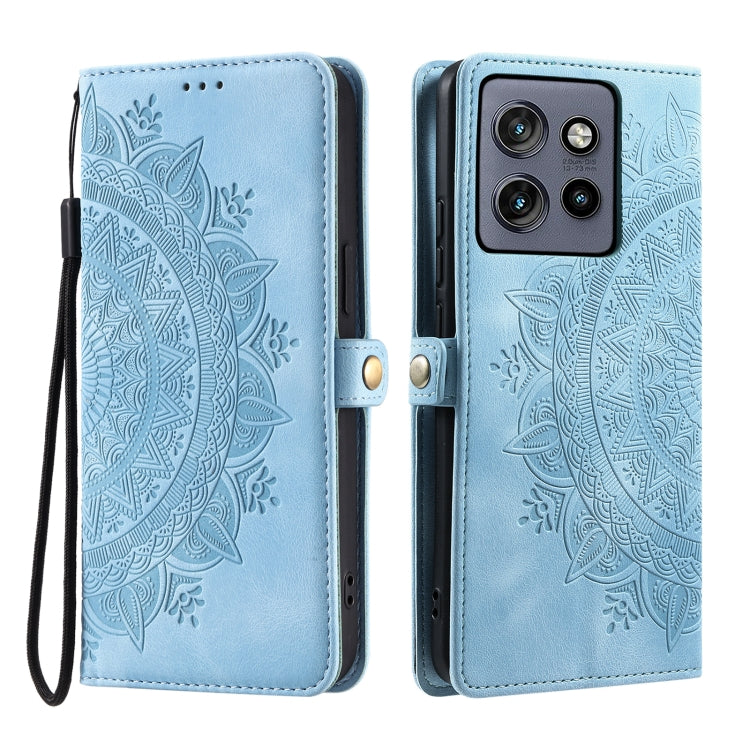 For Motorola Edge 50 Neo Skin Feel Totem Embossed Leather Phone Case