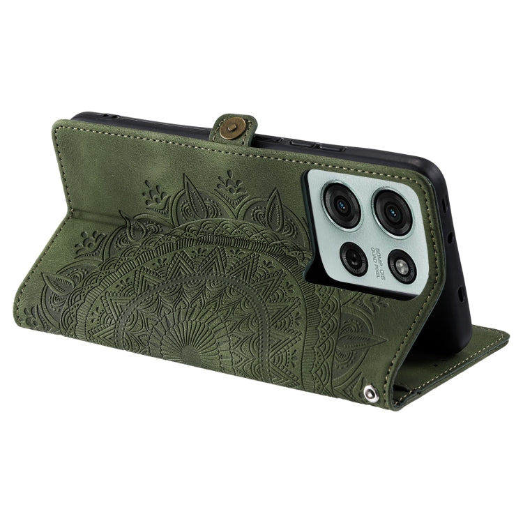 For Motorola Moto G75 5G Skin Feel Totem Embossed Leather Phone Case