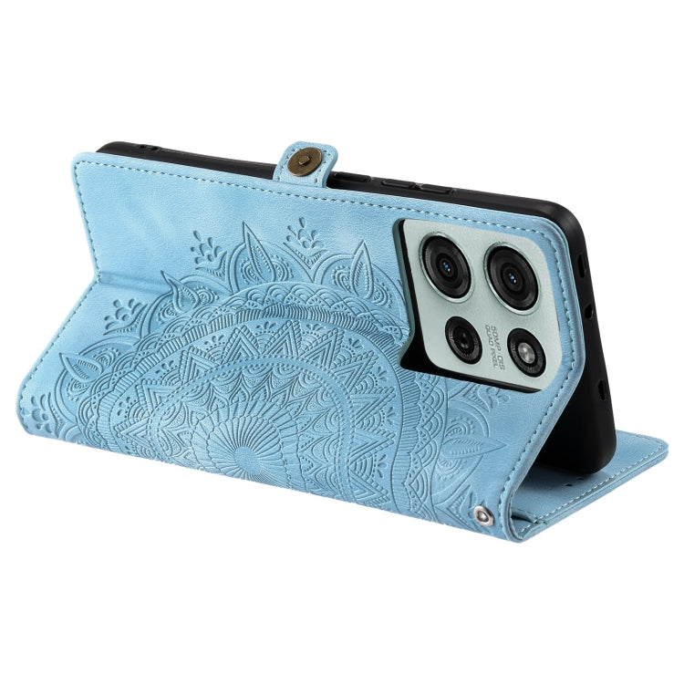 For Motorola Moto G75 5G Skin Feel Totem Embossed Leather Phone Case