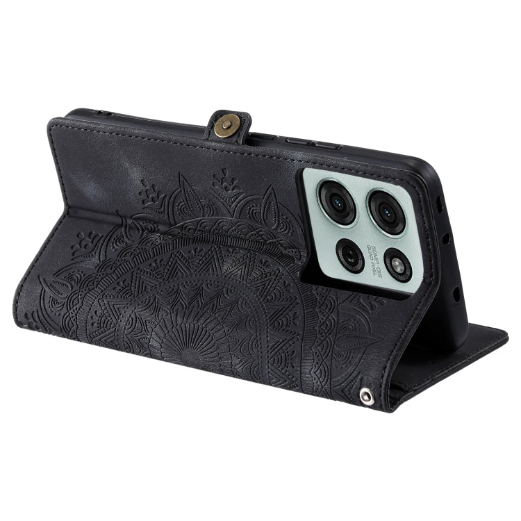 For Motorola Moto G75 5G Skin Feel Totem Embossed Leather Phone Case