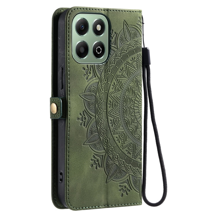 For Honor X6b / X6a Skin Feel Totem Embossed Leather Phone Case