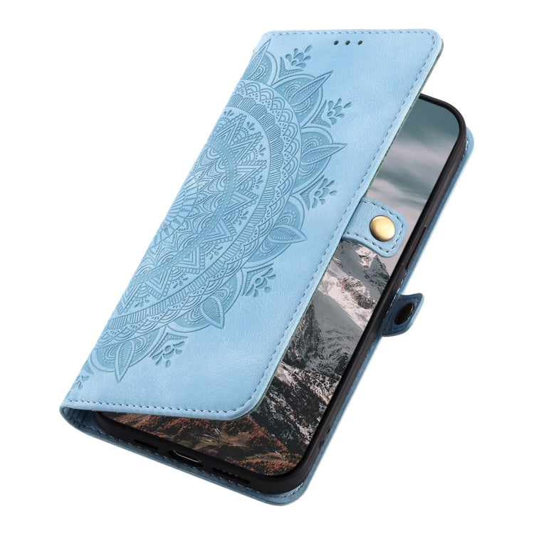 For Honor X6b / X6a Skin Feel Totem Embossed Leather Phone Case