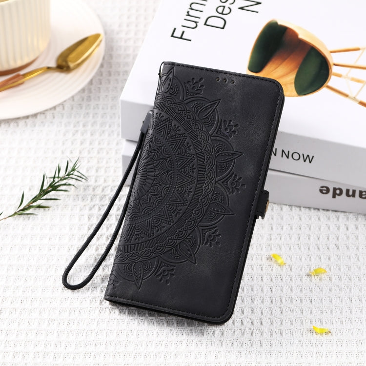 For Honor X6b / X6a Skin Feel Totem Embossed Leather Phone Case