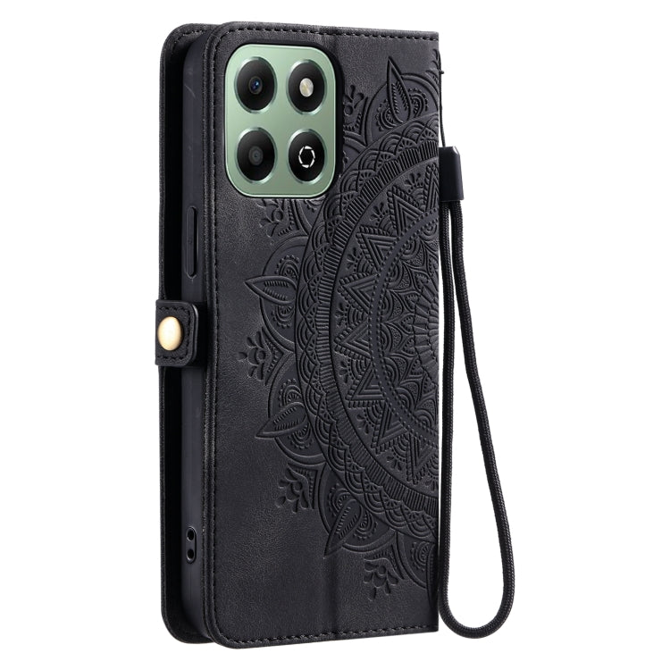 For Honor X6b / X6a Skin Feel Totem Embossed Leather Phone Case