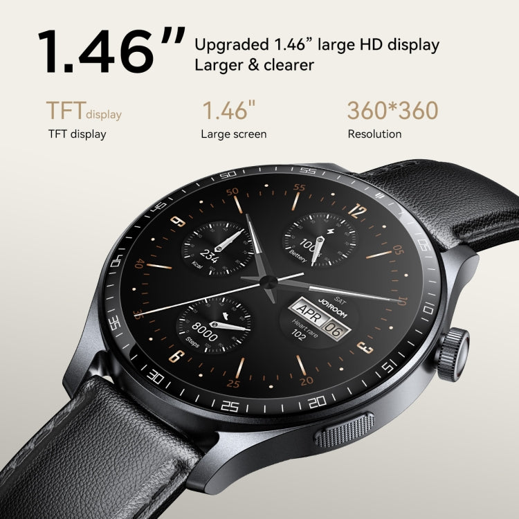 JOYROOM JR-FC2 Pro Classic Series Smart Watch, 1.46 inch Screen, Support BT Call / Heart Rate / Blood Oxygen
