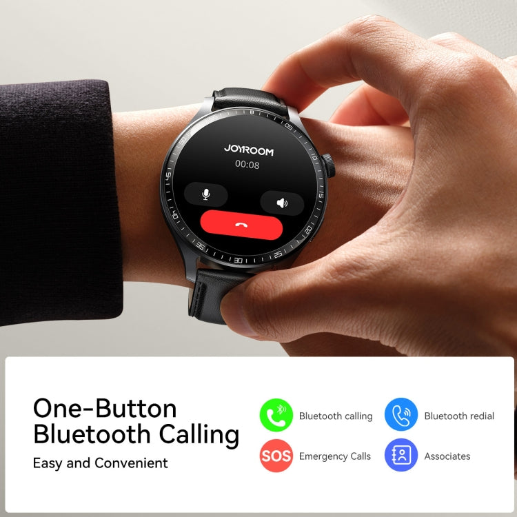 JOYROOM JR-FC2 Pro Classic Series Smart Watch, 1.46 inch Screen, Support BT Call / Heart Rate / Blood Oxygen