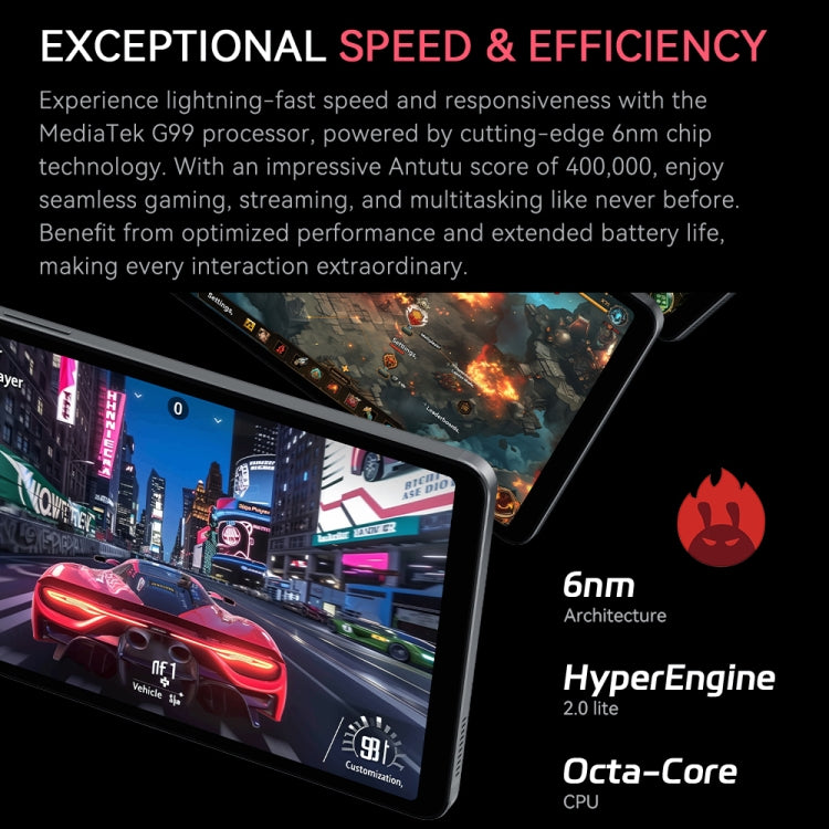 ALLDOCUBE iPlay 60 Mini Pro 4G LTE Tablet, 8GB+128GB, 8.4 inch Android 14 MTK Helio G99 Octa Core - Grey