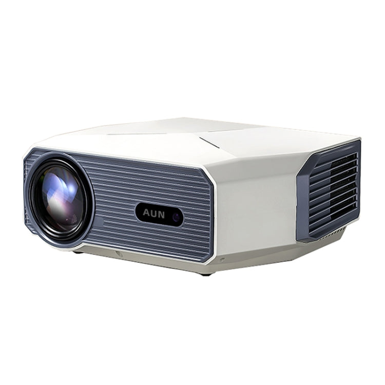 AUN A004 Pro 1920 x 1080P 9000Lumen Android 9.0 Portable LCD Projector, UK Plug - White