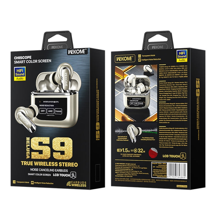 WK Beluga S9 Smart Color Screen True Wireless Noise Reduction Bluetooth Earphone