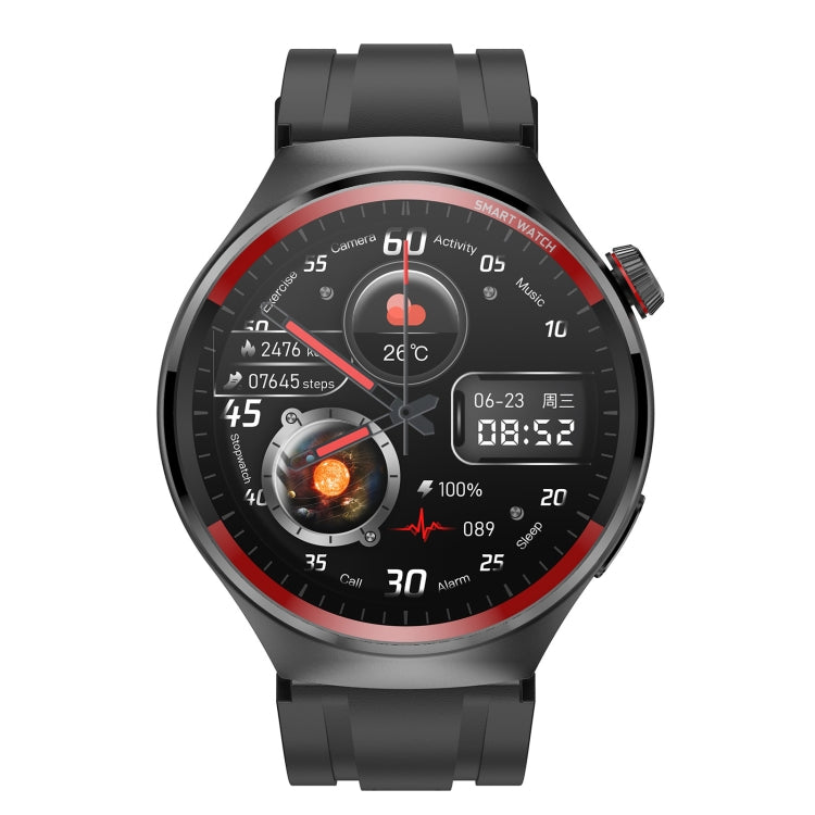MT78 1.43 inch IP67 Waterproof Smart Watch, Support Sleep Monitoring - Black