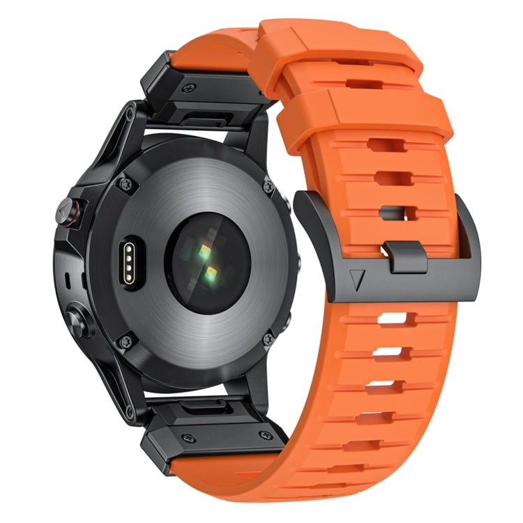 For Garmin Fenix 7 Fluororubber Quick Release Watch Band