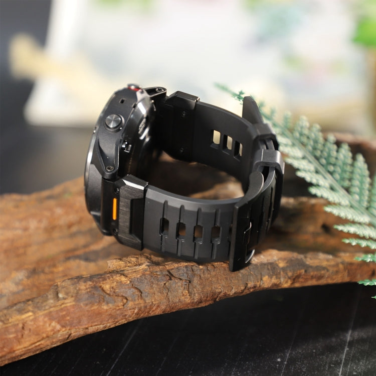 For Garmin Fenix 7 Fluororubber Quick Release Watch Band