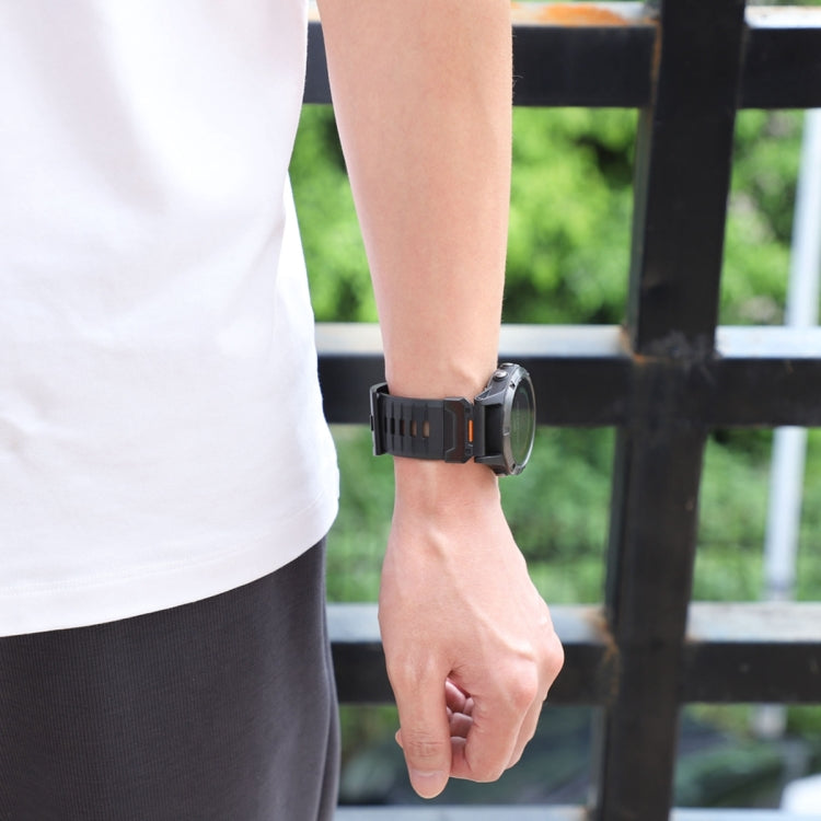 For Garmin Fenix 7 Fluororubber Quick Release Watch Band
