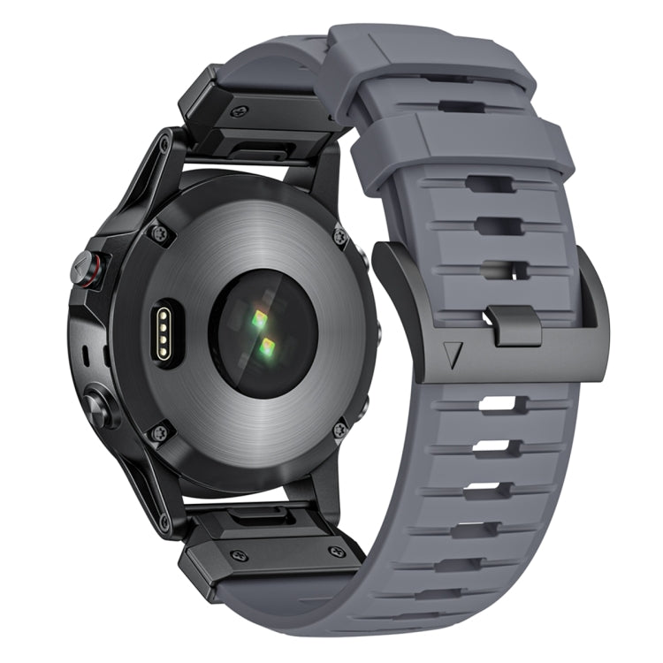 For Garmin Fenix 7 Fluororubber Quick Release Watch Band