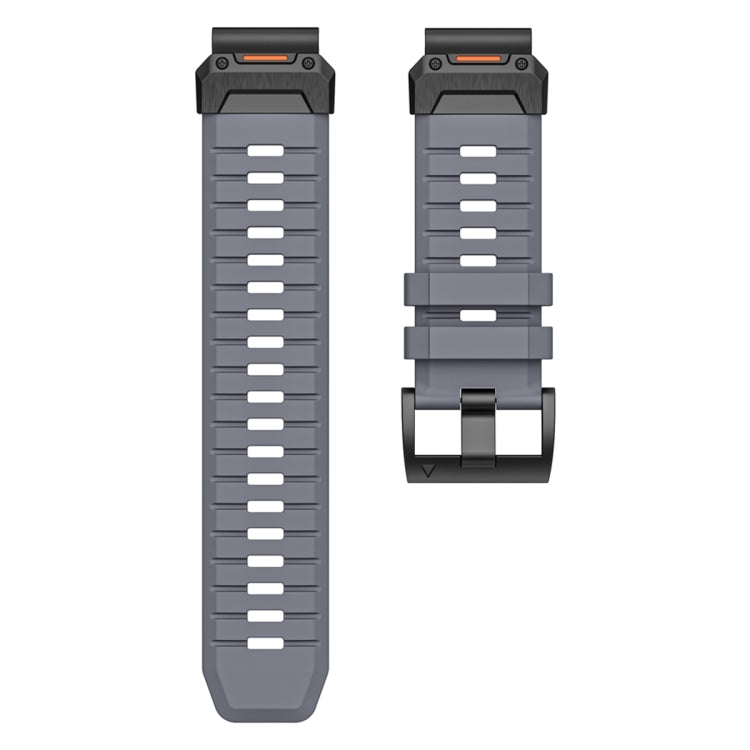 For Garmin Fenix 7 Fluororubber Quick Release Watch Band