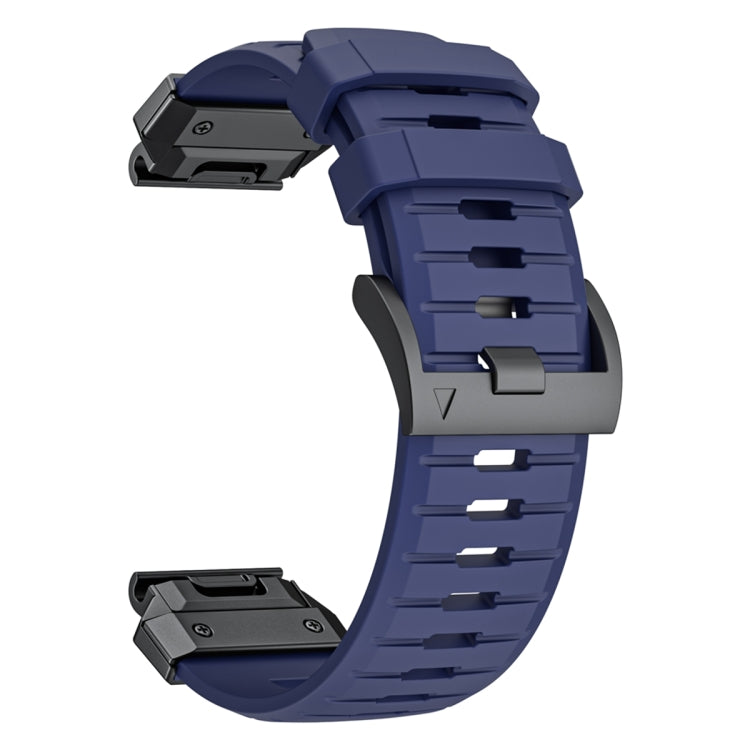 For Garmin Fenix 7 Fluororubber Quick Release Watch Band