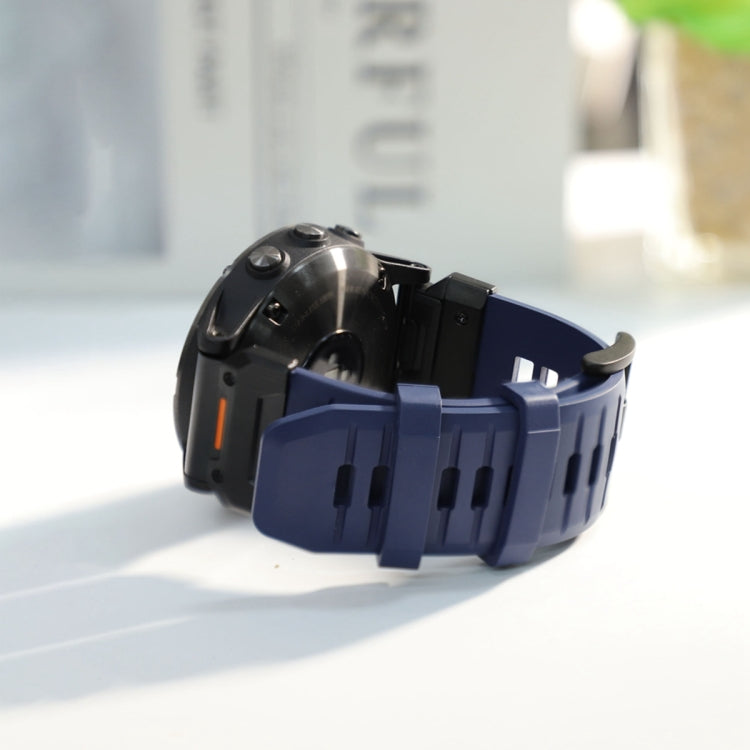 For Garmin Fenix 7 Fluororubber Quick Release Watch Band