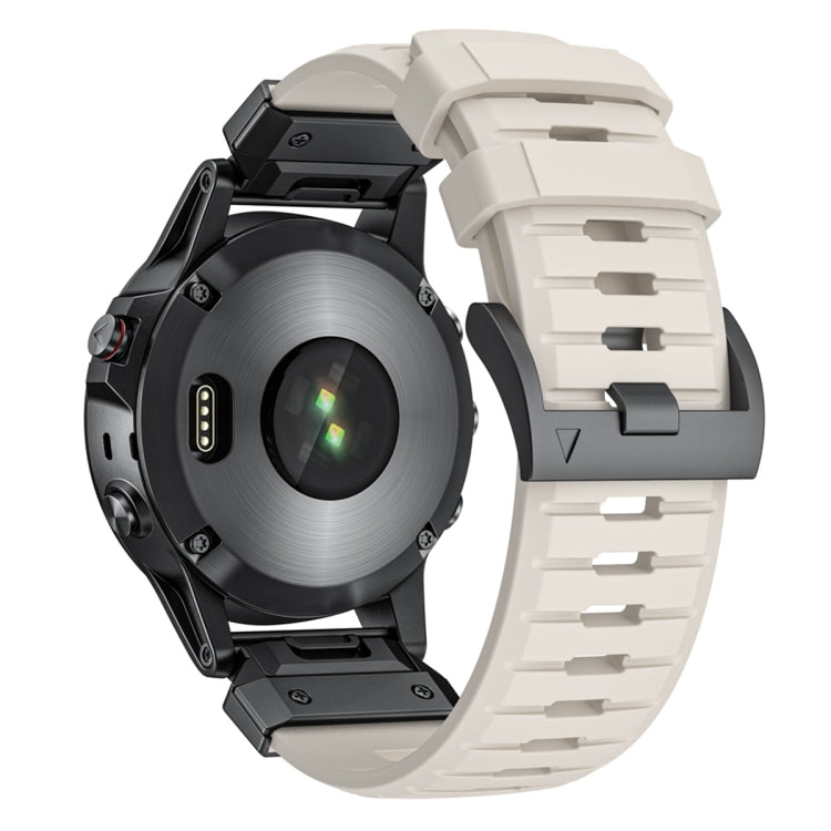 For Garmin Fenix 7 Fluororubber Quick Release Watch Band