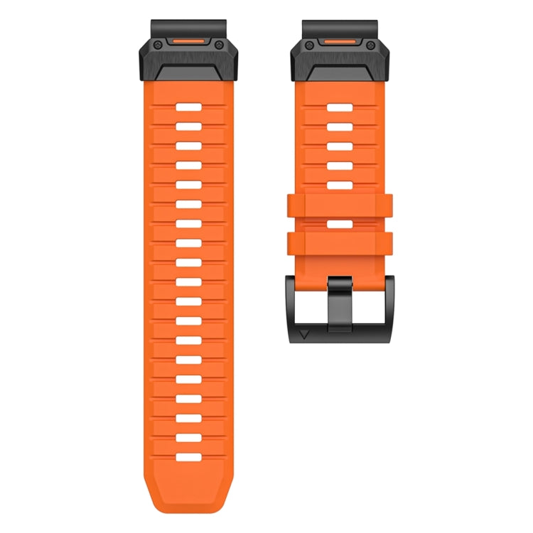 For Garmin Fenix 7X Fluororubber Quick Release Watch Band