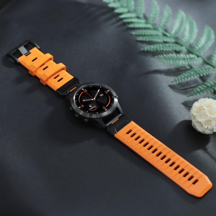 For Garmin Fenix 7X Fluororubber Quick Release Watch Band
