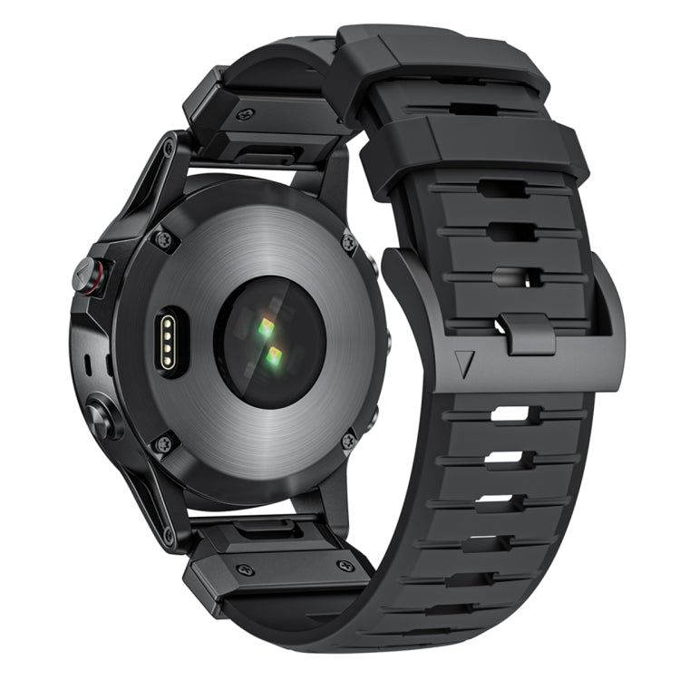 For Garmin Fenix 7X Fluororubber Quick Release Watch Band