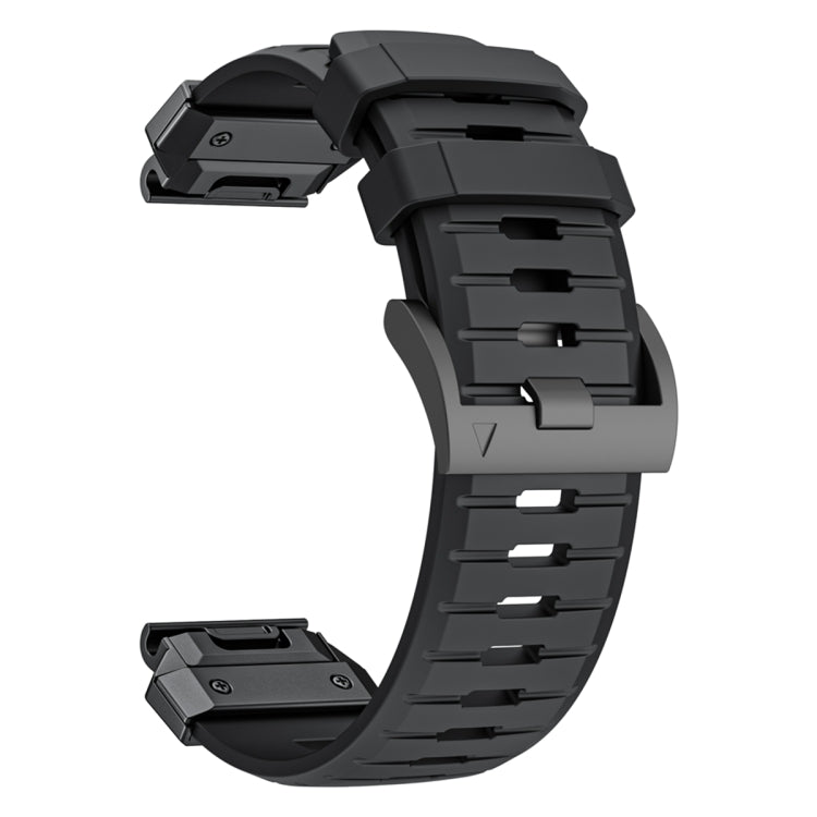 For Garmin Fenix 7X Fluororubber Quick Release Watch Band