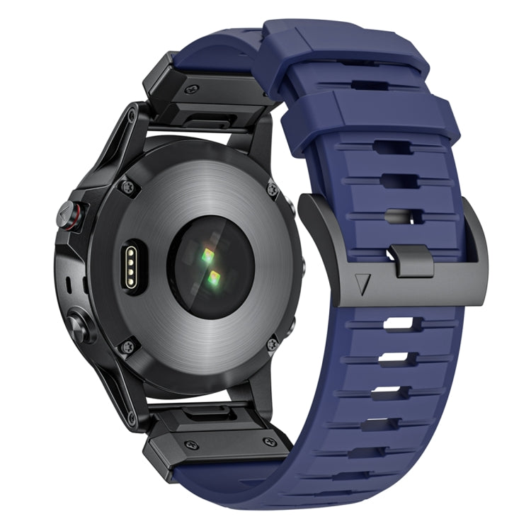 For Garmin Fenix 7X Fluororubber Quick Release Watch Band