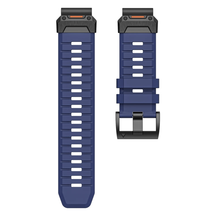 For Garmin Fenix 7X Fluororubber Quick Release Watch Band