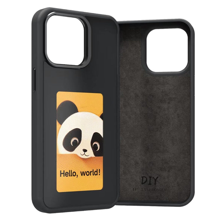 For iPhone 13 Pro Max Four-Color E-ink Screen NFC DIY Phone Case