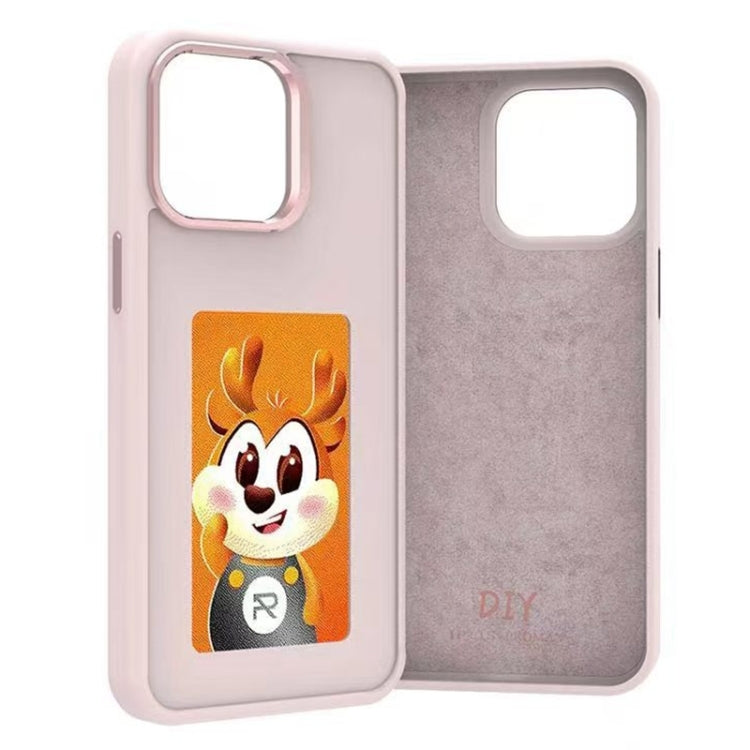 For iPhone 16 Plus Four-Color E-ink Screen NFC DIY Phone Case