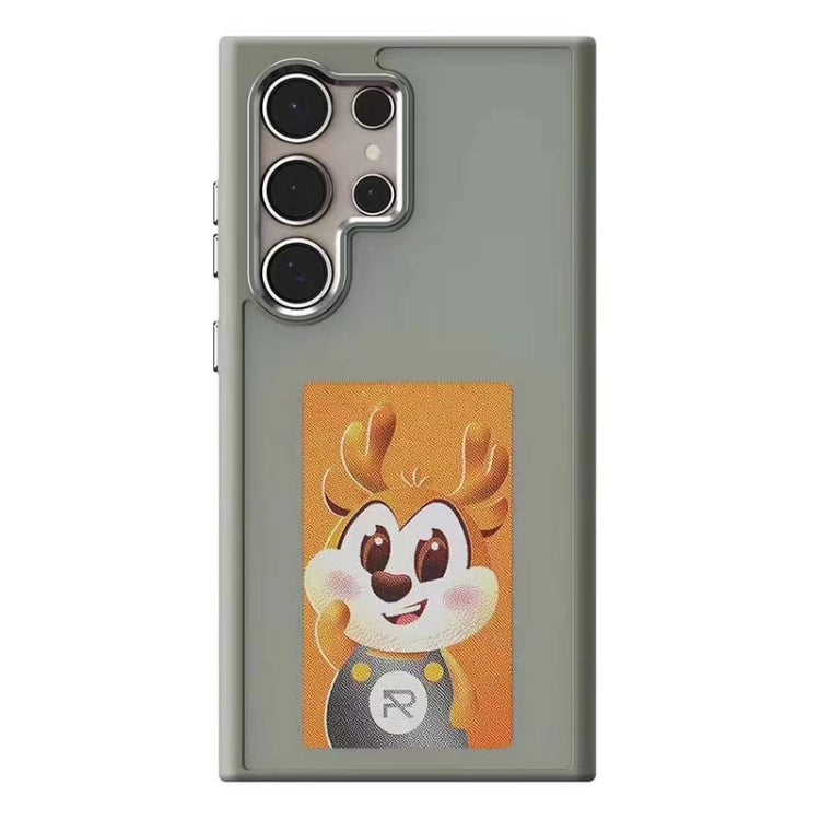 For Samsung Galaxy S24 Ultra 5G Four-Color E-ink Screen NFC DIY Phone Case