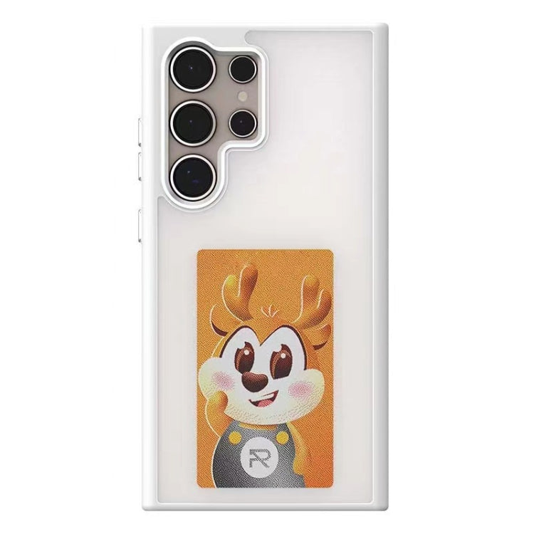 For Samsung Galaxy S23 Ultra 5G Four-Color E-ink Screen NFC DIY Phone Case