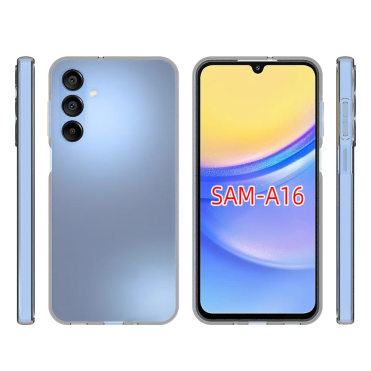 For Samsung Galaxy A16 5G Waterproof Texture TPU Phone Case - Transparent