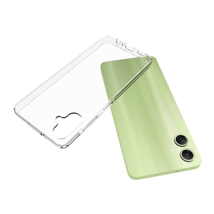For Samsung Galaxy A06 4G Waterproof Texture TPU Phone Case - Transparent