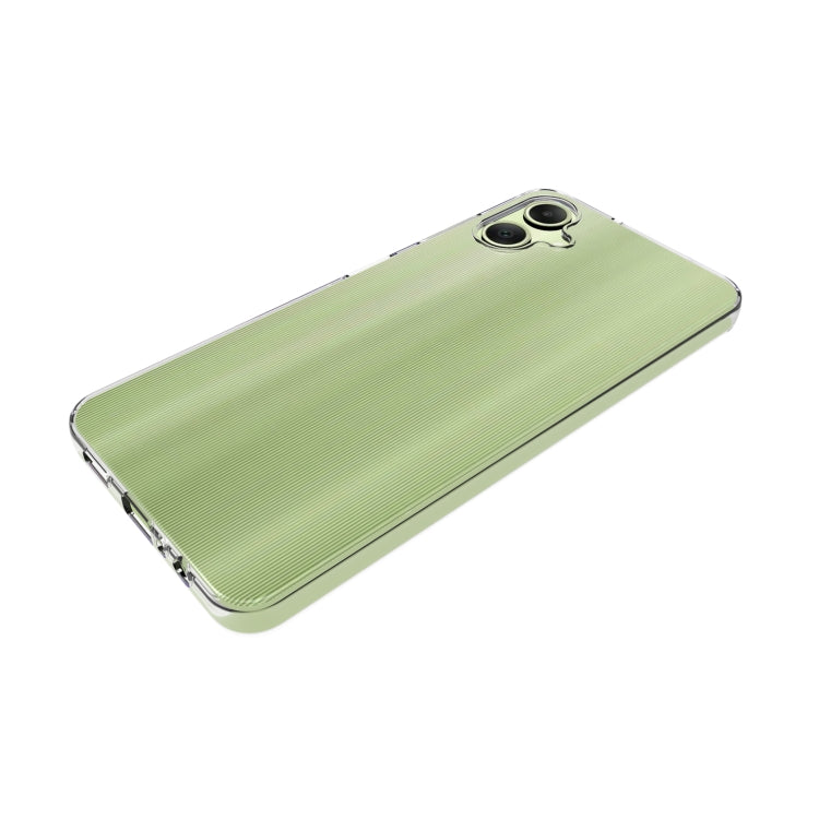 For Samsung Galaxy A06 4G Waterproof Texture TPU Phone Case - Transparent