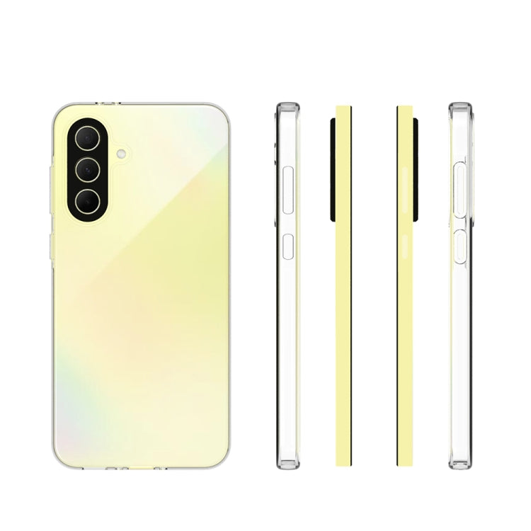 For Samsung Galaxy A36 5G Waterproof Texture TPU Phone Case - Transparent