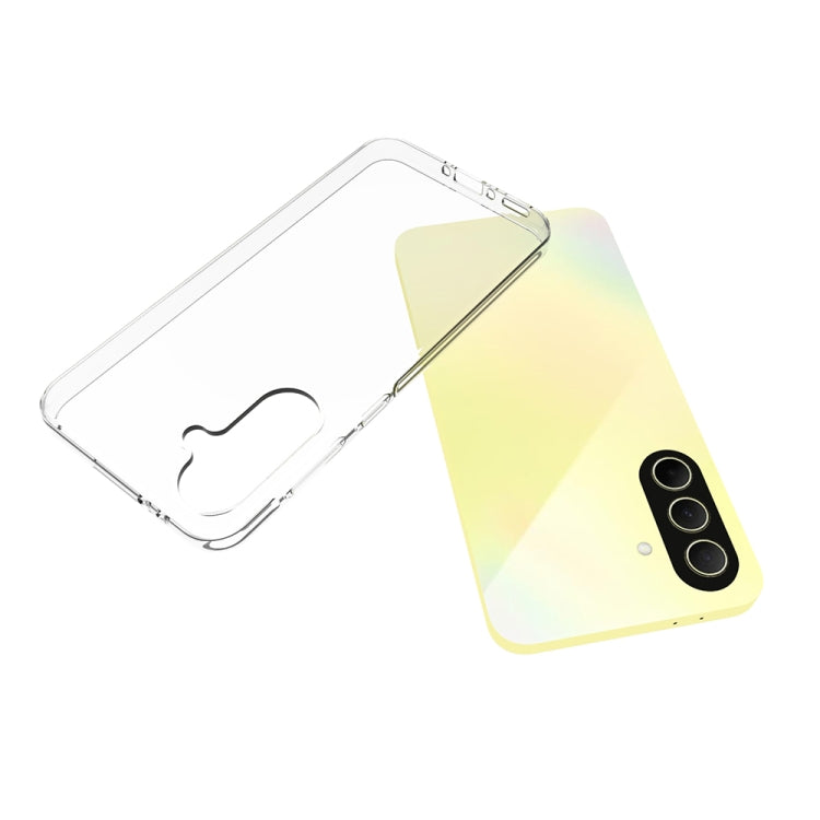For Samsung Galaxy A36 5G Waterproof Texture TPU Phone Case - Transparent