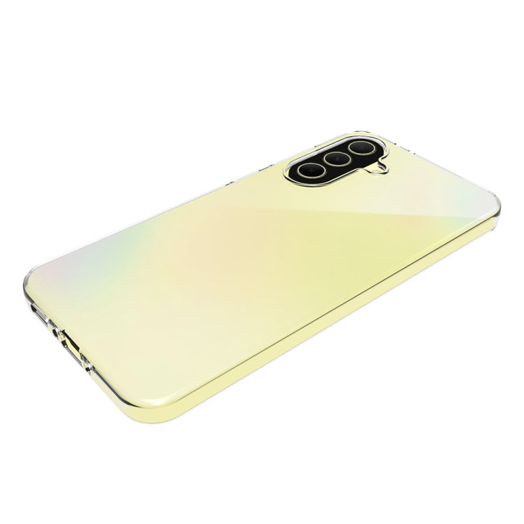 For Samsung Galaxy A36 5G Waterproof Texture TPU Phone Case - Transparent