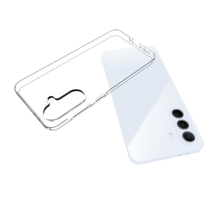 For Samsung Galaxy A56 5G Waterproof Texture TPU Phone Case - Transparent