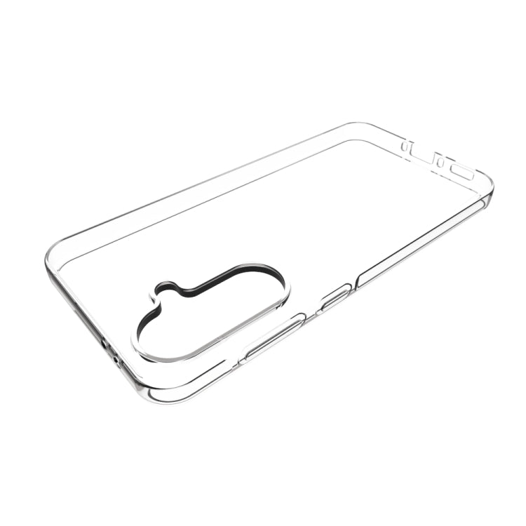 For Samsung Galaxy A56 5G Waterproof Texture TPU Phone Case - Transparent