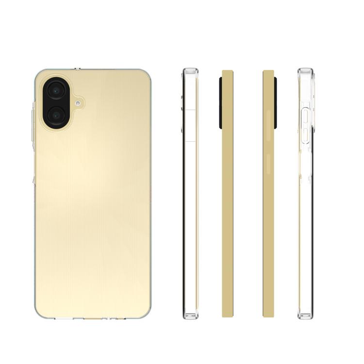 For Samsung Galaxy A07 4G Waterproof Texture TPU Phone Case - Transparent