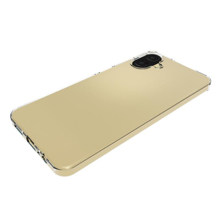 For Samsung Galaxy A07 4G Waterproof Texture TPU Phone Case - Transparent