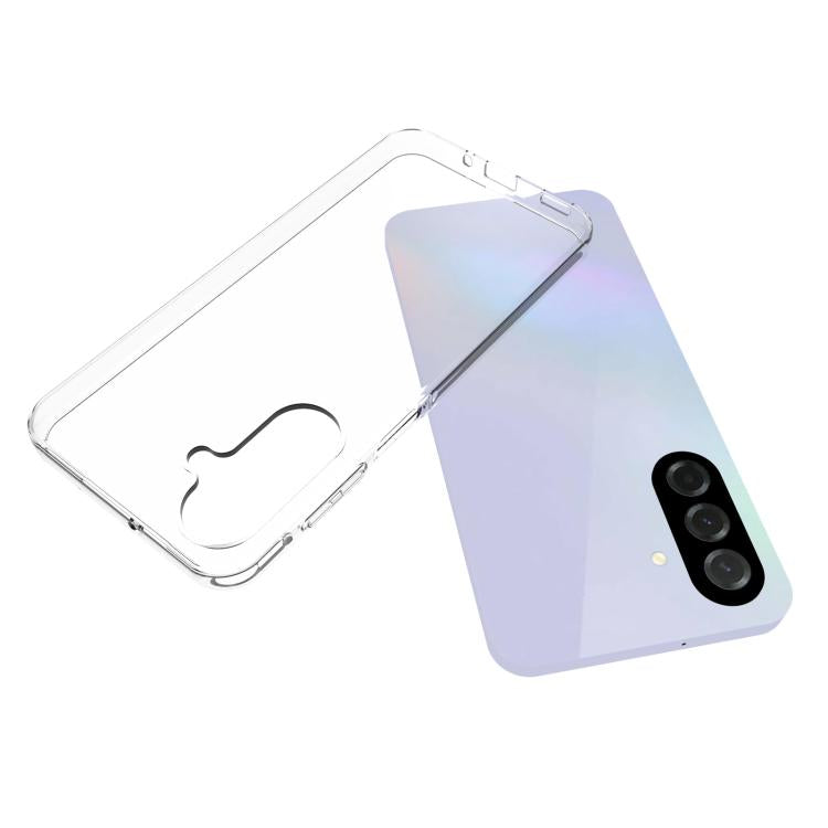For Samsung Galaxy A17 5G Waterproof Texture TPU Phone Case - Transparent
