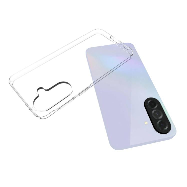 For Samsung Galaxy A37 5G Waterproof Texture TPU Phone Case - Transparent