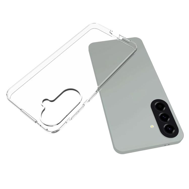 For Samsung Galaxy A57 5G Waterproof Texture TPU Phone Case - Transparent